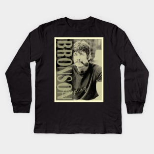 Smooth Details - Sir Charles Bronson Kids Long Sleeve T-Shirt